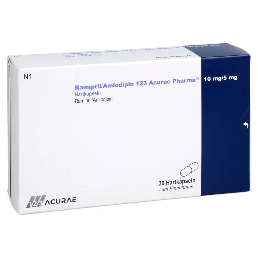 RAMIPRIL/Amlodipin 123 Acurae Pharma 10mg/5mg HKP