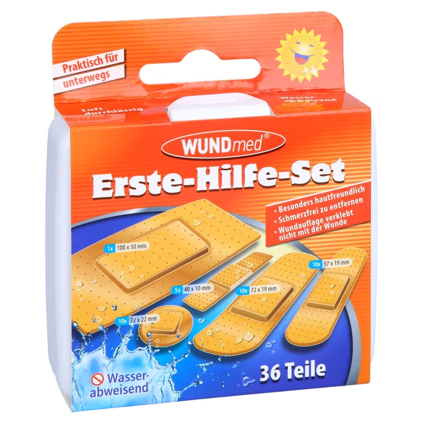 ERSTE HILFE-SET Pflaster 36 Teile