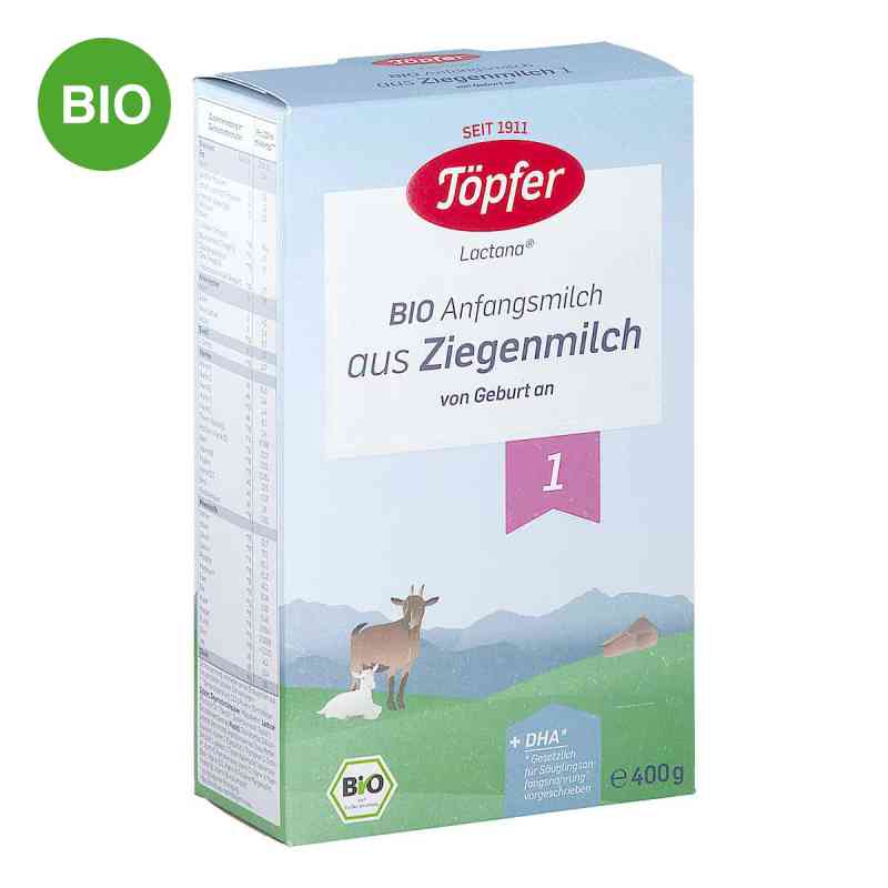 TÖPFER Bio Anfangsnahrung auf Ziegenmilchbasis 1