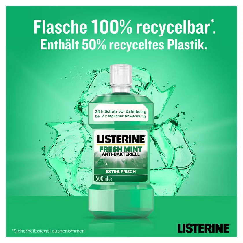 LISTERINE Fresh Mint Mundspülung