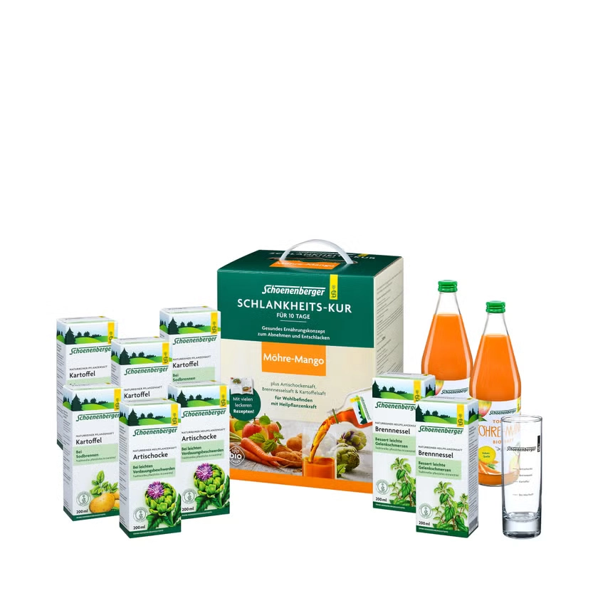 SCHLANKHEITSKUR Möhre-Mango Bio Schoenenberger