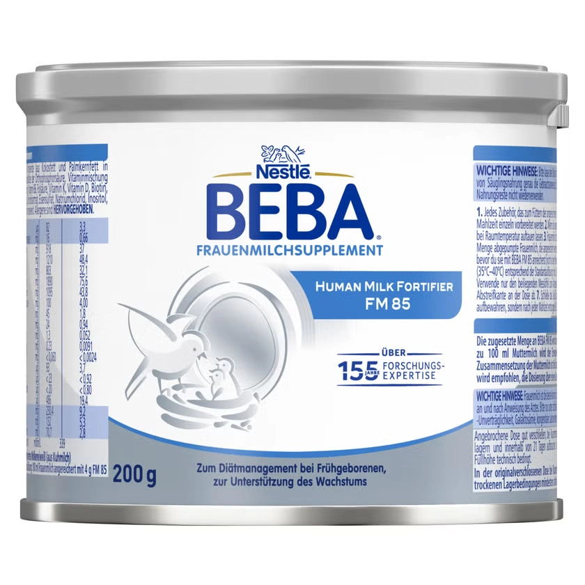 NESTLE BEBA FM 85 Frauenmilchsupplement Pulver