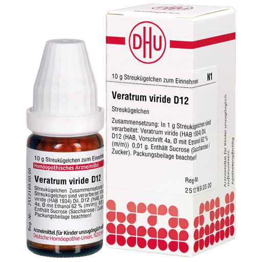 VERATRUM VIRIDE D 12 Globuli