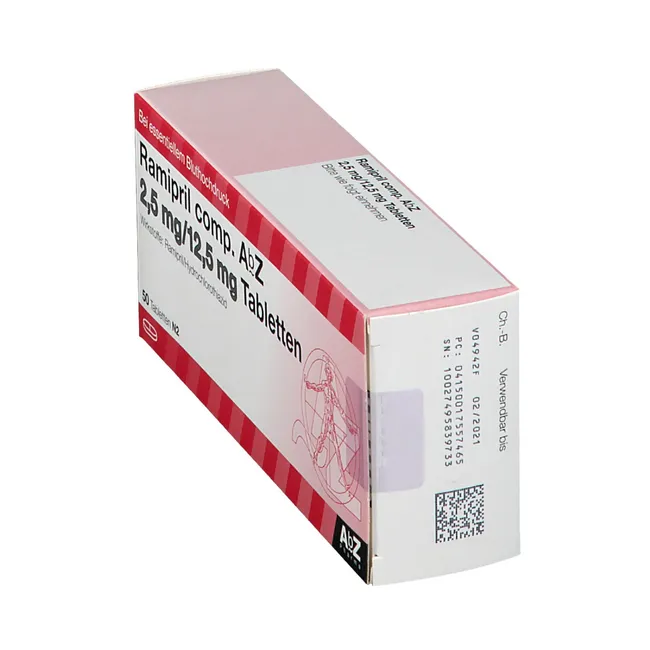 RAMIPRIL comp. AbZ 2,5 mg/12,5 mg Tabletten