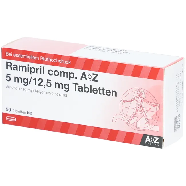 RAMIPRIL comp. AbZ 5 mg/12,5 mg Tabletten
