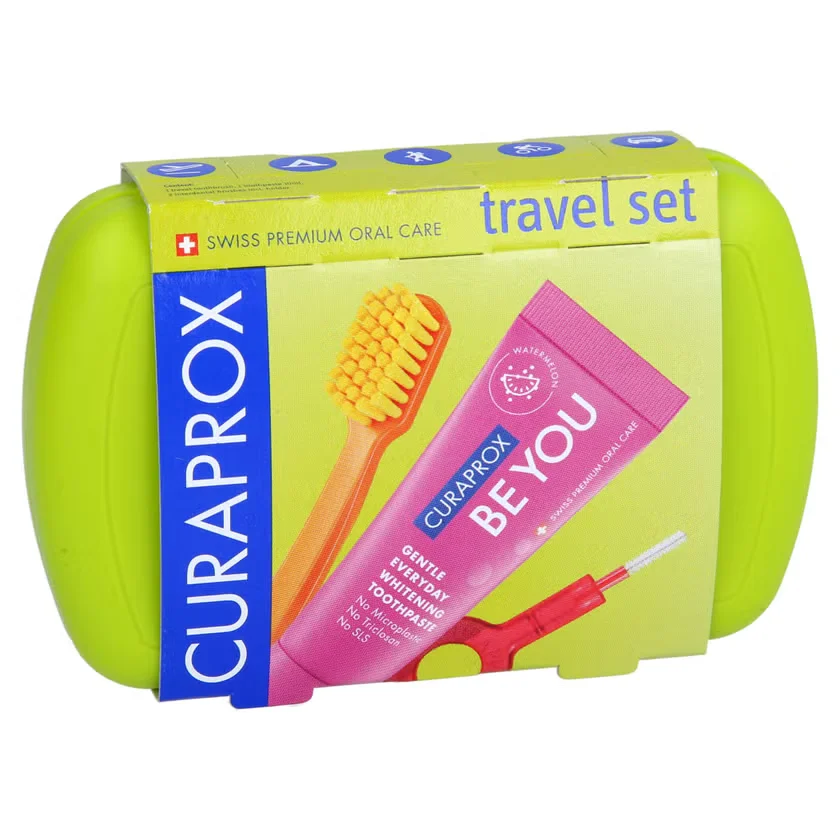 CURAPROX Travel-Set grün