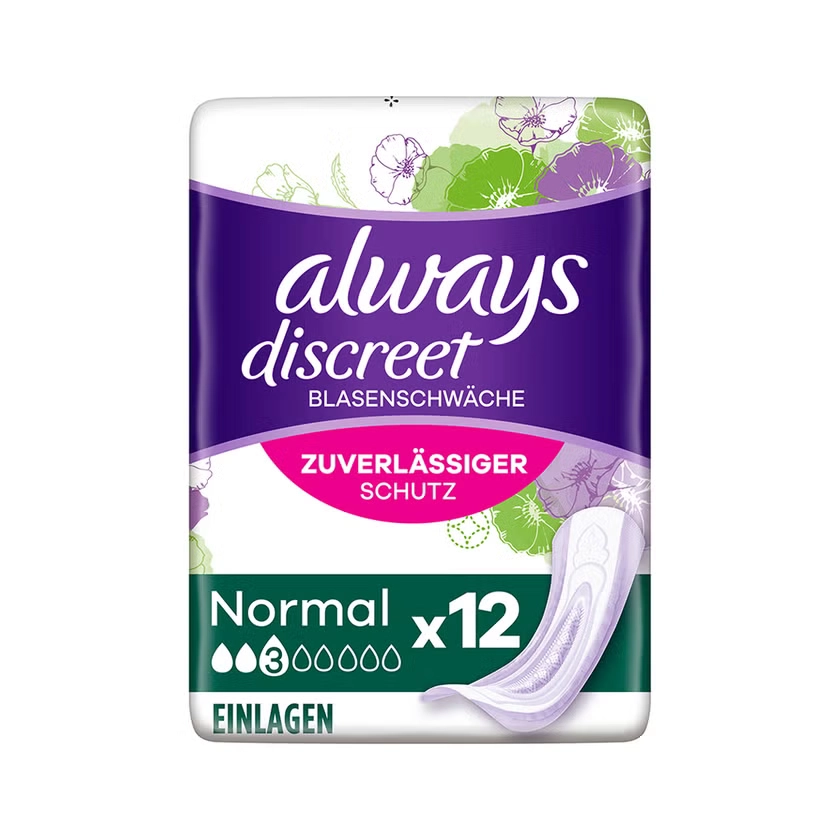ALWAYS discreet Inkontinenz Einlagen normal