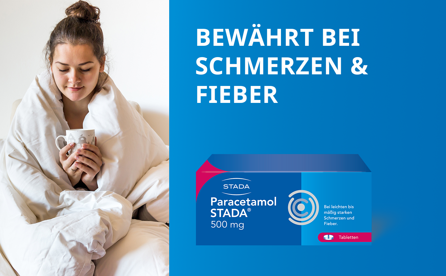 Paracetamol STADA 500 mg Tabletten bei Schmerzen und Fieber