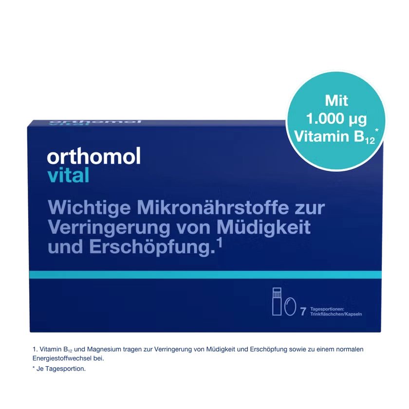 ORTHOMOL Vital Kombipackung – Bei Müdigkeit, Erschöpfung & Stress
