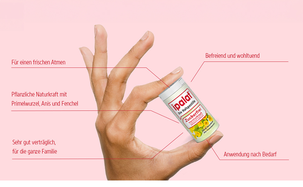 ipalat Halspastillen bei rauem Hals Banner 4