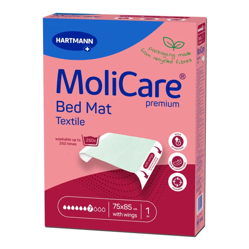 MOLICARE Premium Bed Mat Text.7 Tro.m.Flü.75x185cm