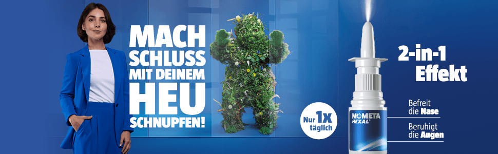 MometaHEXAL Heuschnupfenspray Banner