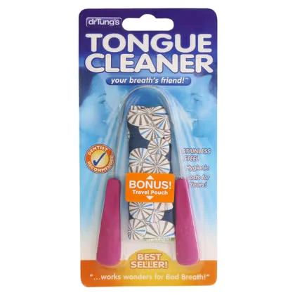 TUNGS Tongue Cleaner Zungenreiniger a.Edelstahl