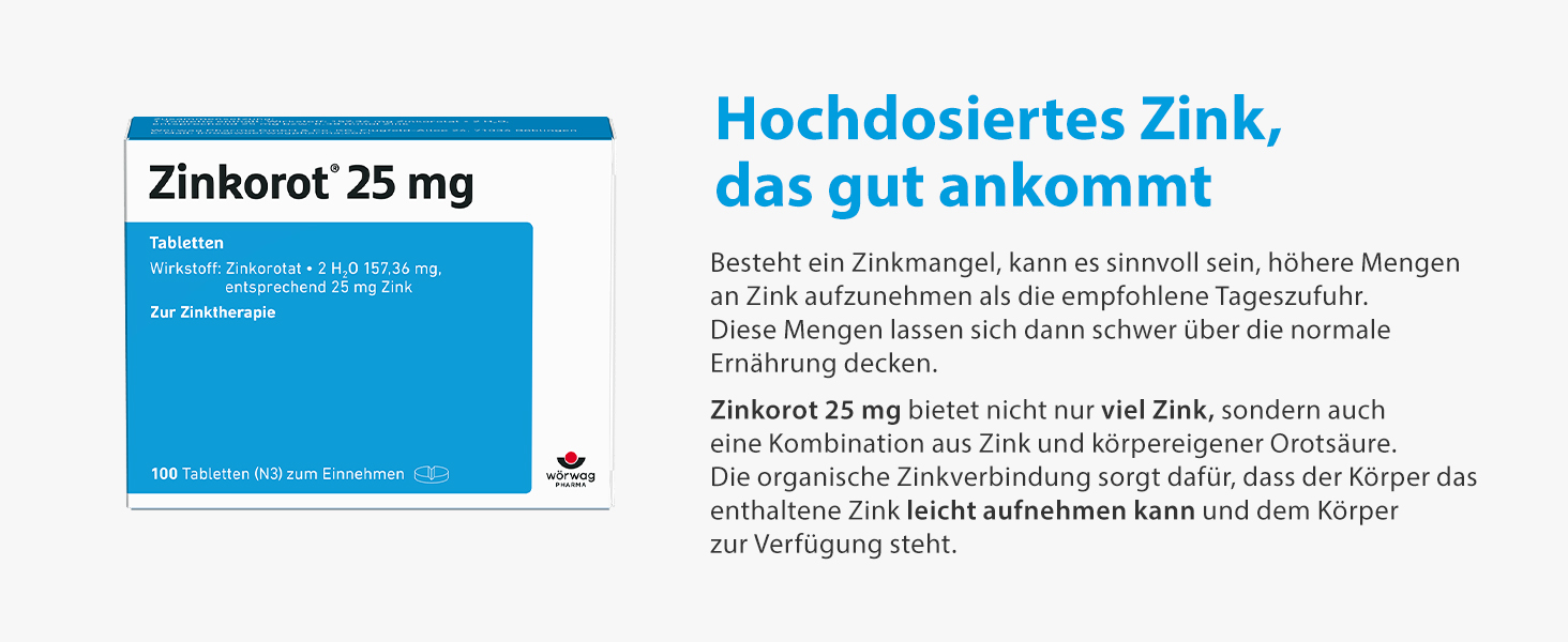 Zinkorot Anwendung und Dosierung