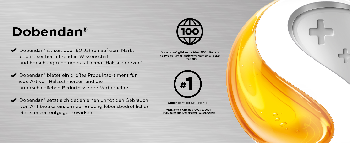 Dobensana Honig- und Zitronengeschmack Lutschtabletten Banner 4