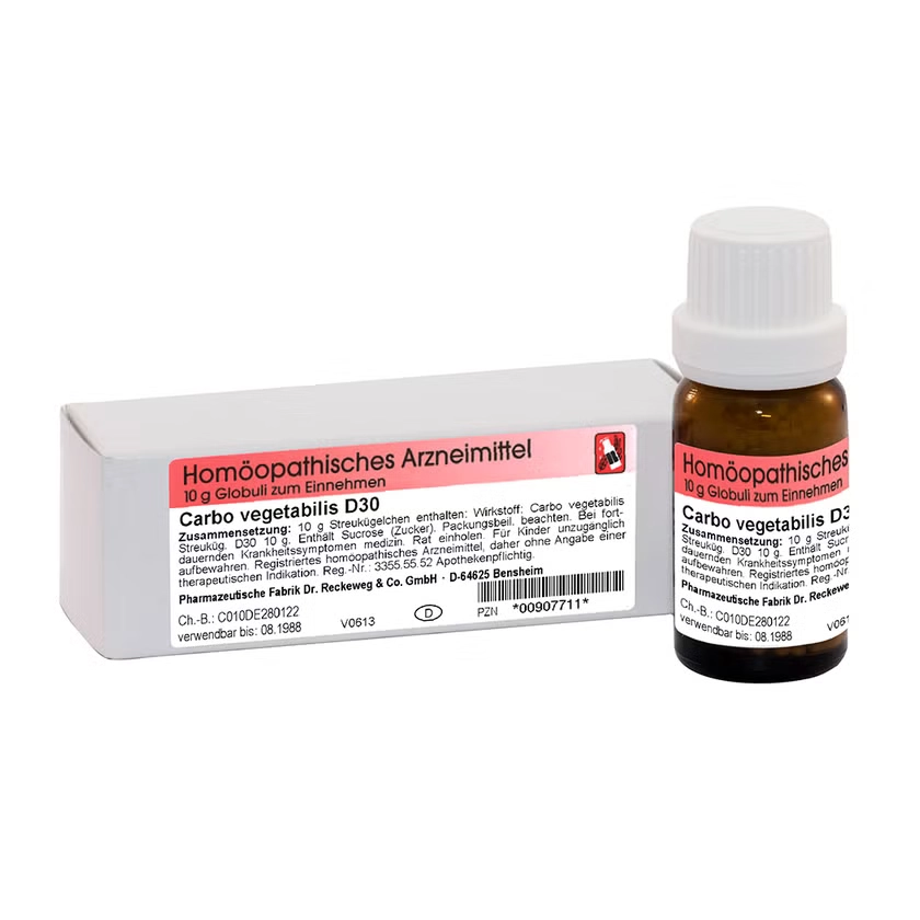 CARBO VEGETABILIS D 30 Globuli