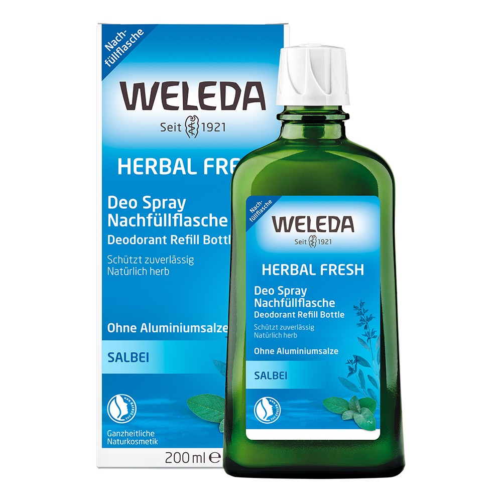 WELEDA Herbal Fresh Deo Spray Salbei Nachfüllfla.