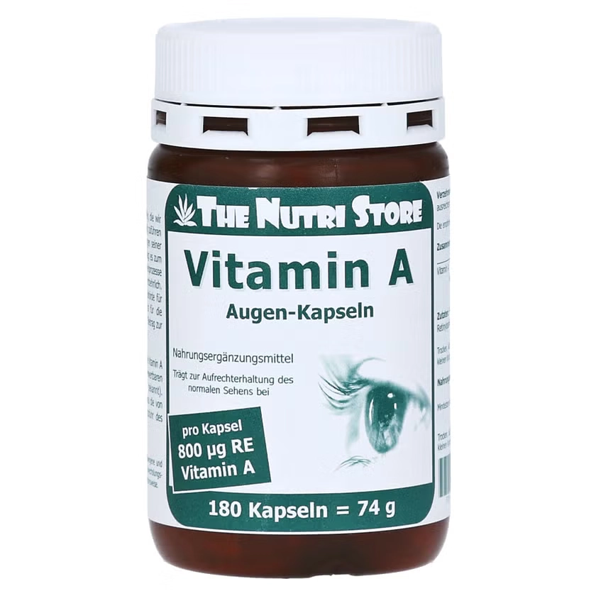 VITAMIN A 800 μg Augen Kapseln
