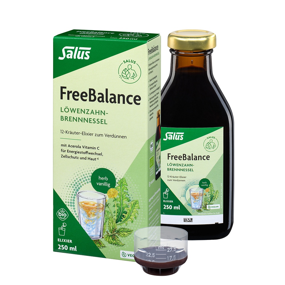 FREEBALANCE Löwenzahn-Brennnessel Elixier Bio