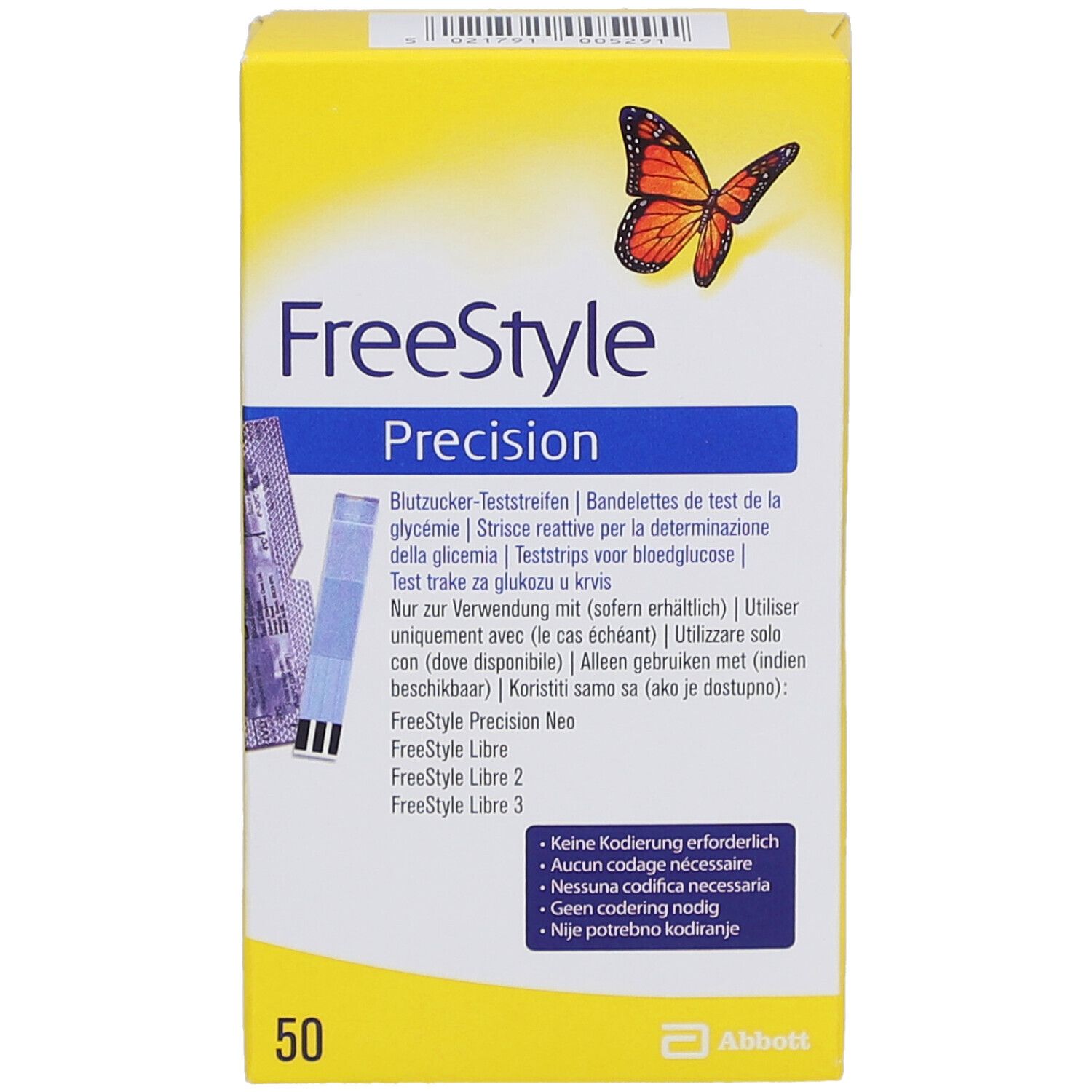 FREESTYLE Precision Blutzucker Teststr.o.Codierung