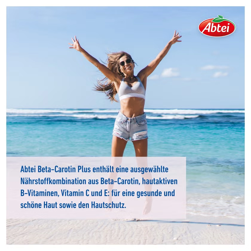 ABTEI Beta-Carotin Plus Kapseln – Hautschutz, Sonnenvorbereitung & Bräune