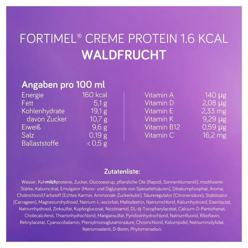 FORTIMEL Creme Protein Waldfrucht