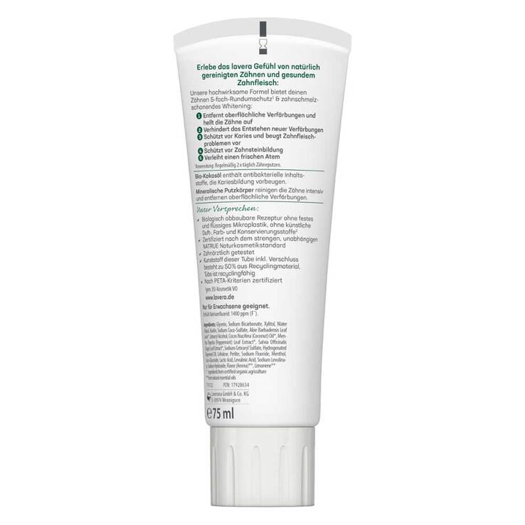 LAVERA Zahncreme Sensitive Whitening