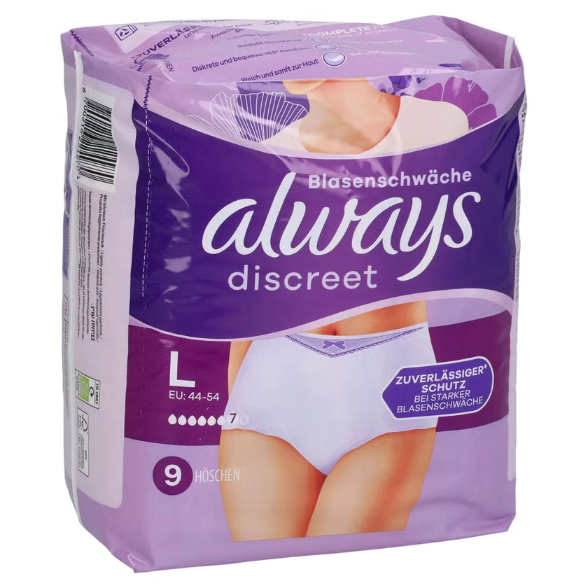 ALWAYS discreet Inkontinenz Pants plus L