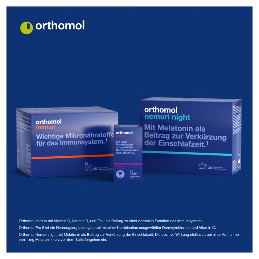 ORTHOMOL Vital Kombipackung – Bei Müdigkeit, Erschöpfung & Stress