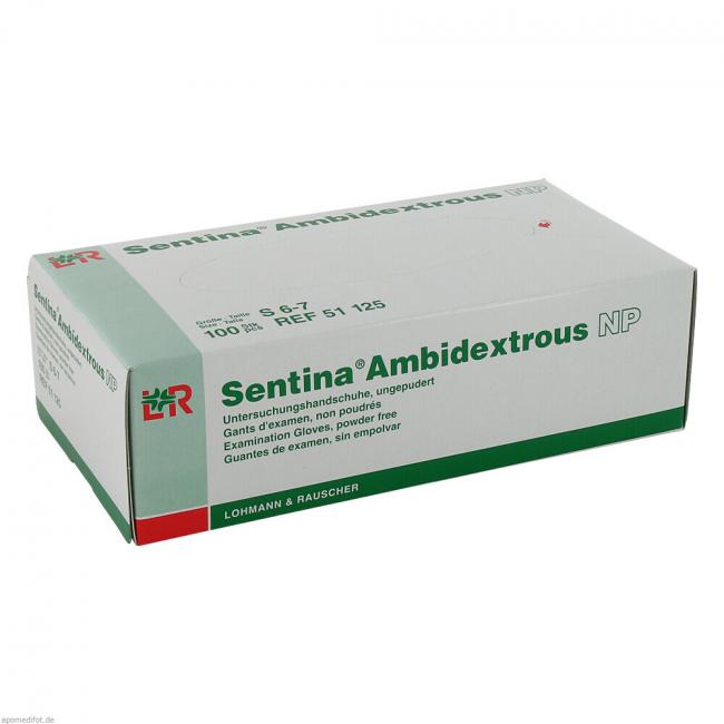 Sentina Ambidextrous Handschuhe ungepudert S, 100 St