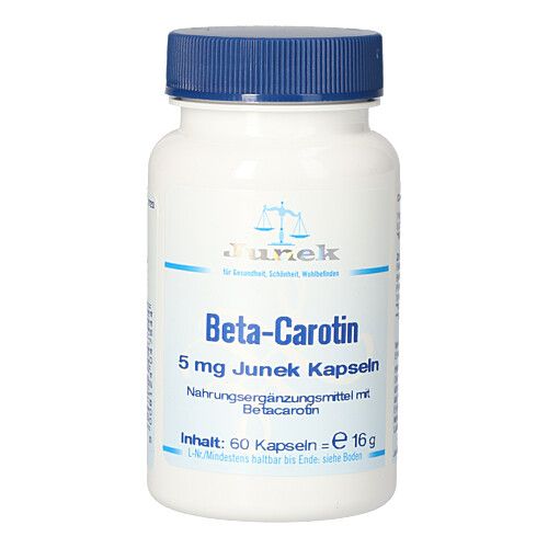 BETA CAROTIN 5 mg Junek Kapseln