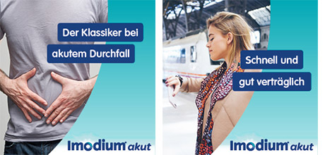 Imodium akut Hartkapseln mit Loperamid bei Durchfall