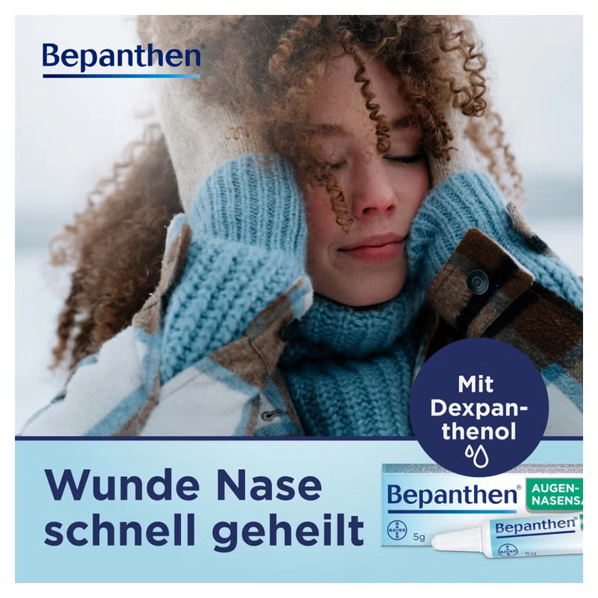 Bepanthen® Augen- und Nasensalbe bei wunder Nase, trockenen & gereizten Augen