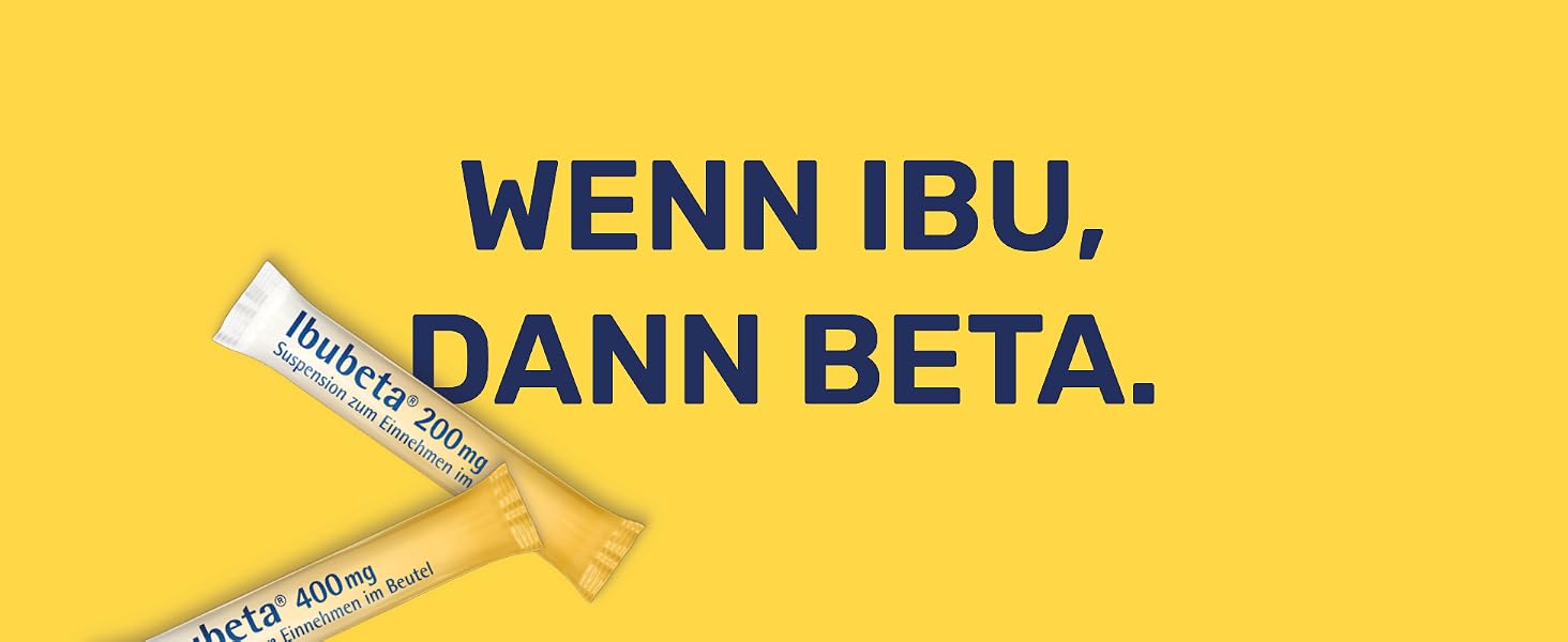 IbuBeta 400 mg Suspension Beutel Banner 1