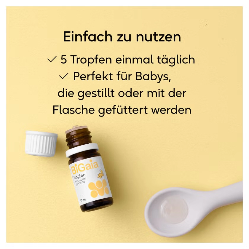 BiGaia Tropfen – Bei Säuglingskoliken, Blähungen & Schreibaby