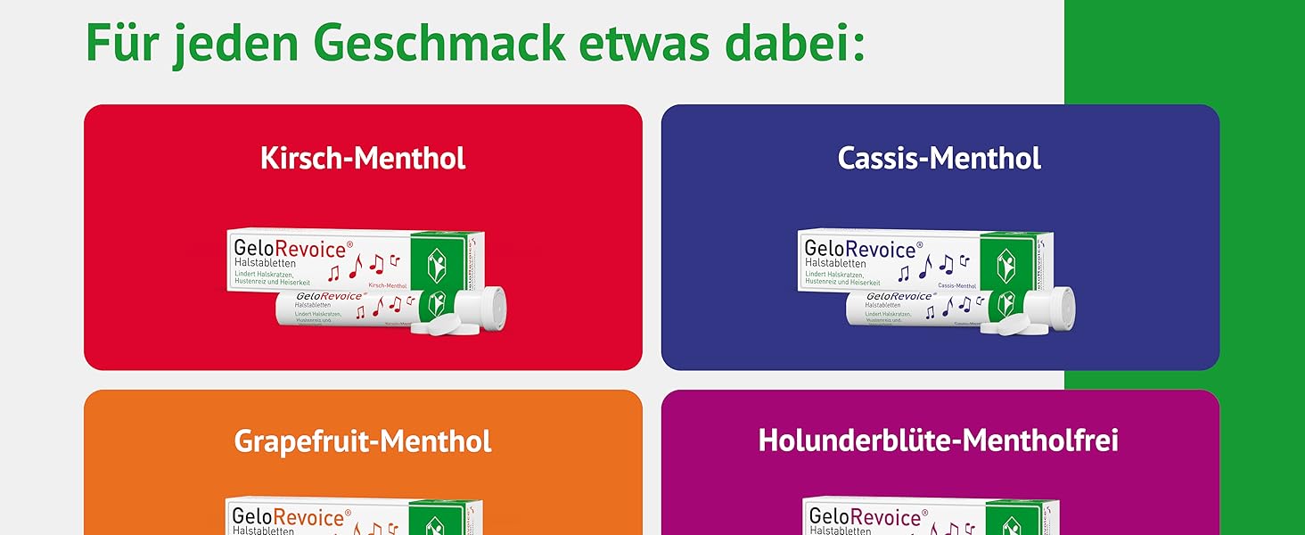 GeloRevoice Holunderblüte-Mentholfrei Halstabletten Banner 2