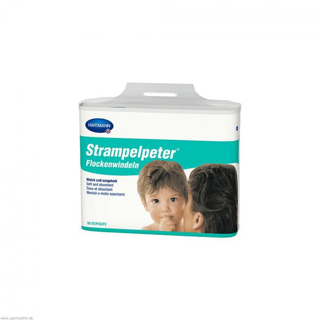 STRAMPELPETER Flockenwindeln 11x30 cm