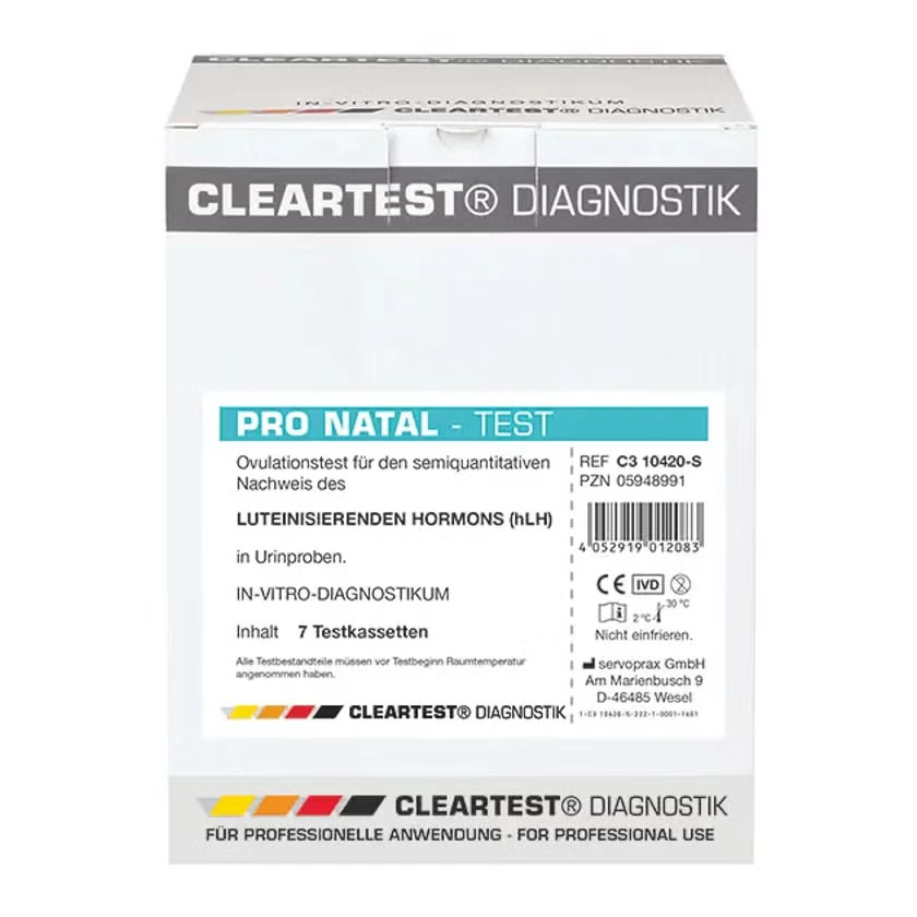 OVULATIONSTEST Cleartest Pro Natal Teststreifen