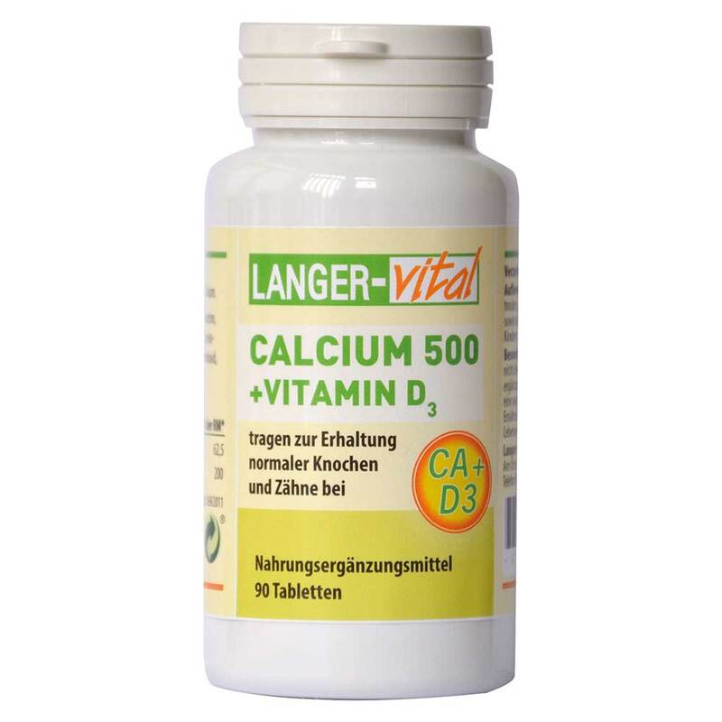 CALCIUM 500 mg+D3 10 μg Tabletten
