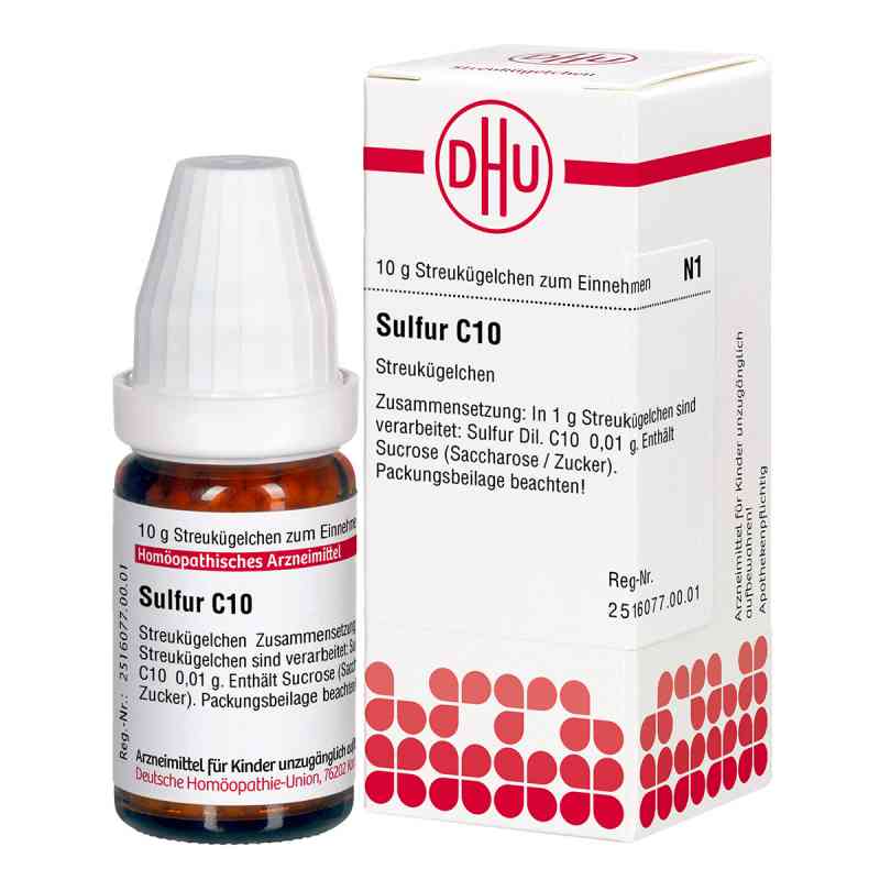 SULFUR C 10 Globuli
