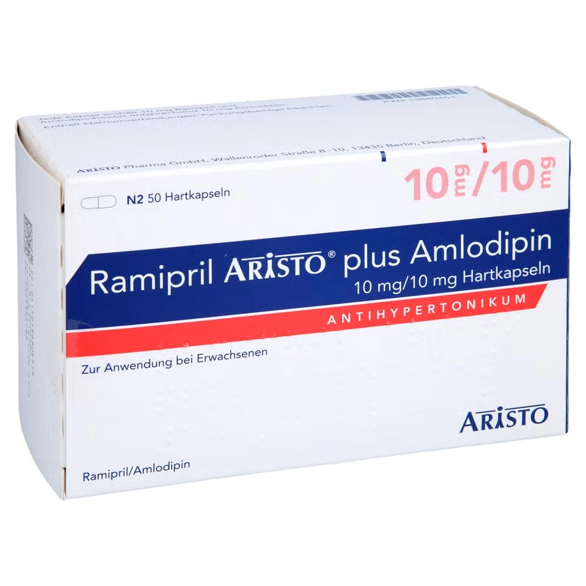 RAMIPRIL Aristo plus Amlodipin 10 mg/10 mg Hartkps