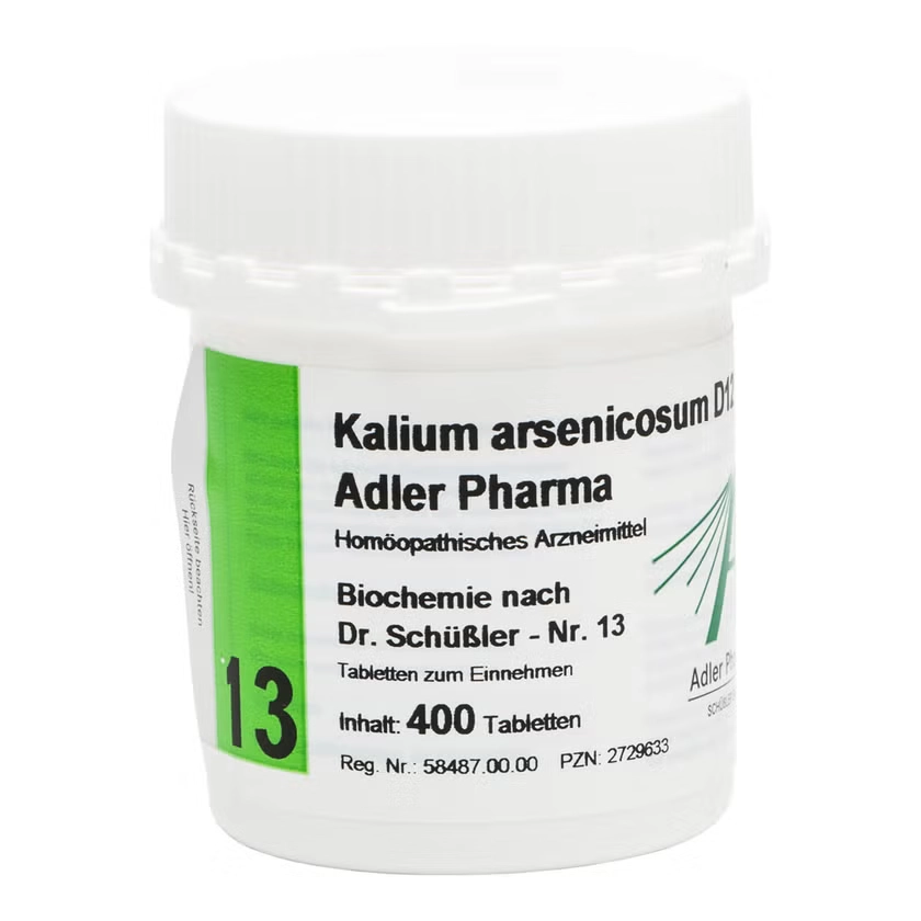 BIOCHEMIE Adler 13 Kalium arsenicosum D 12 Tabl.