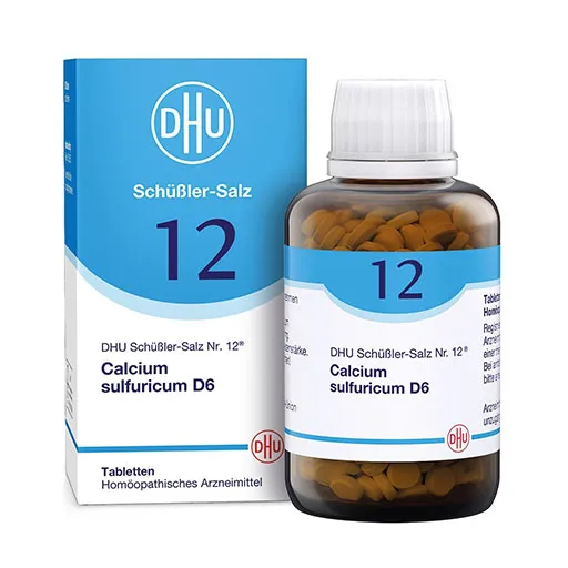 BIOCHEMIE DHU 12 Calcium sulfuricum D 6 Tabletten