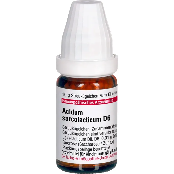 ACIDUM SARCOLACTICUM D 6 Globuli