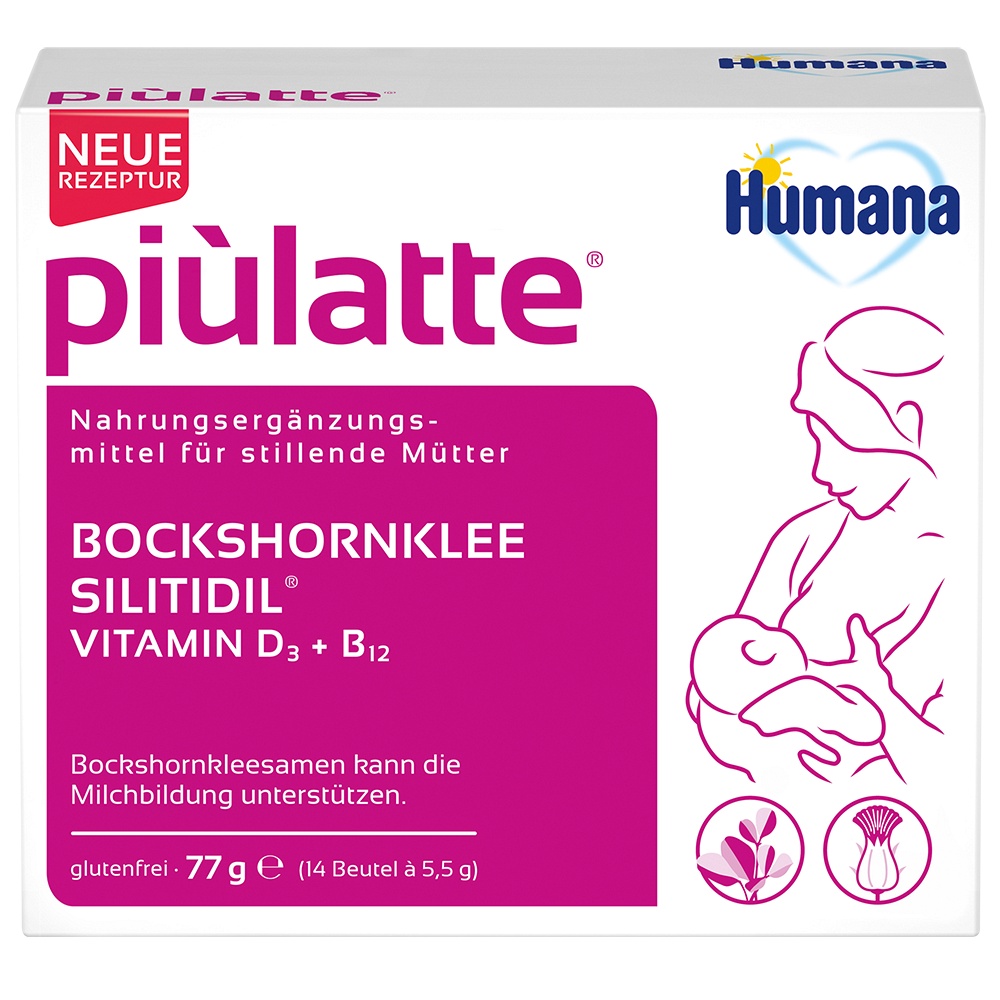 HUMANA Piulatte Bockshornklee Muttermilchbild.Plv.