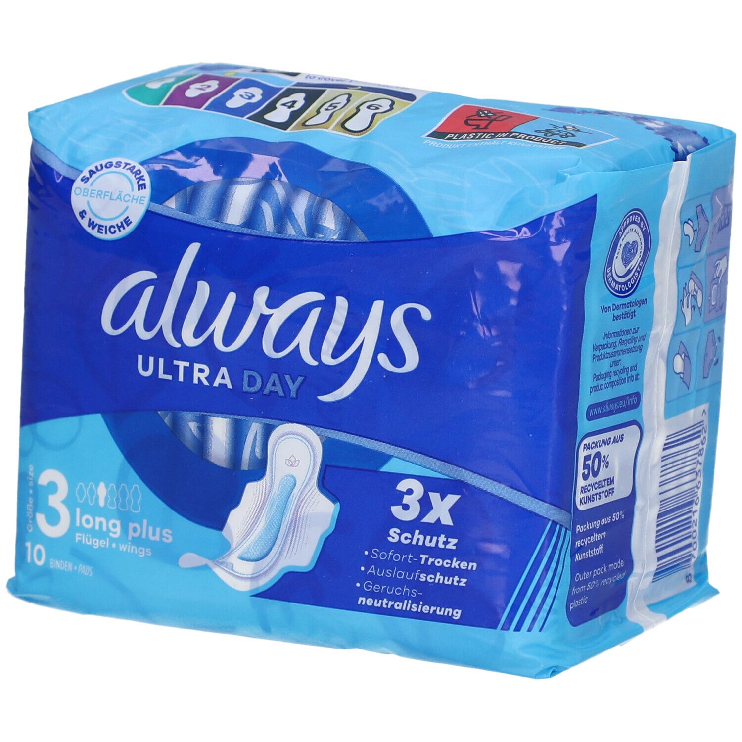 ALWAYS Ultra Binden long plus mit Flügeln