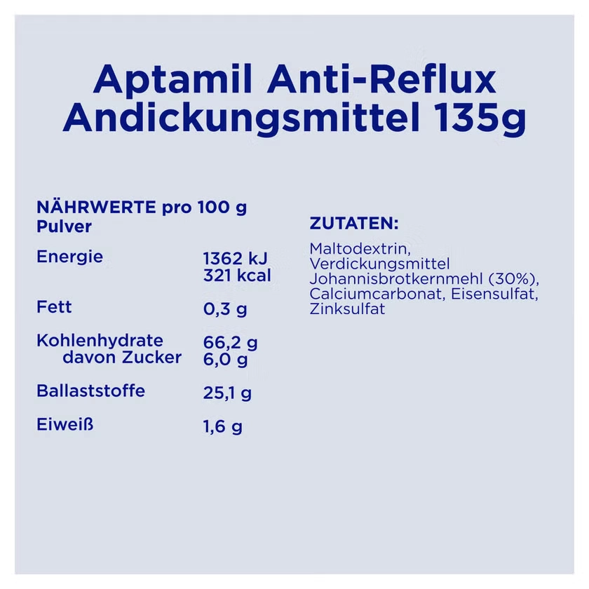 APTAMIL Anti-Reflux Andickungsmittel Pulver