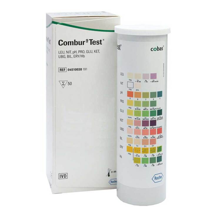 COMBUR 9 Test Teststreifen