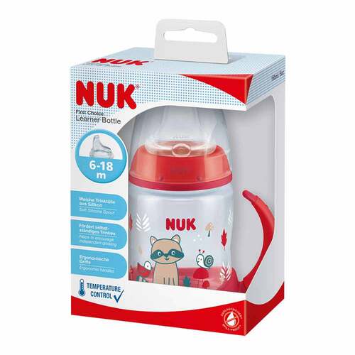 NUK First Choice Trinklernfl.150ml Temp.Cont.Sili.