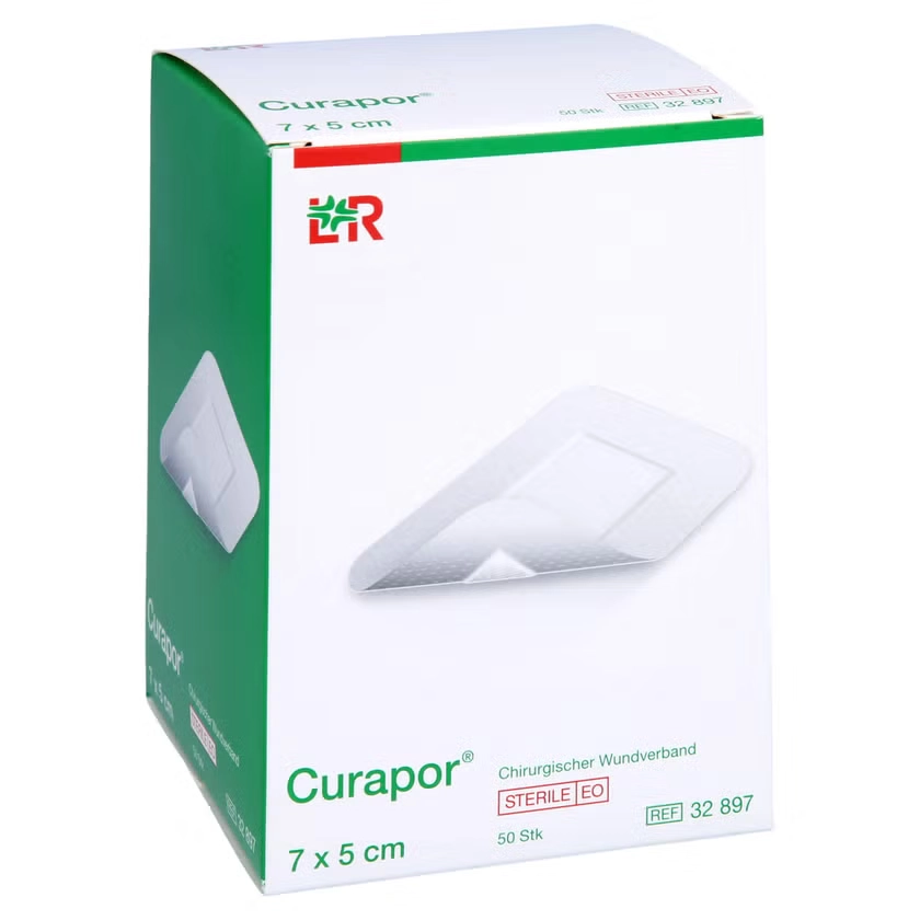 CURAPOR Wundverband steril chirurgisch 5x7 cm